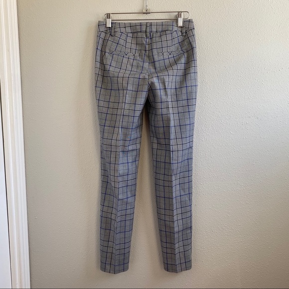 NWOT RW&CO Grey Plaid Slim Leg Ankle Pant - Picture 4 of 5
